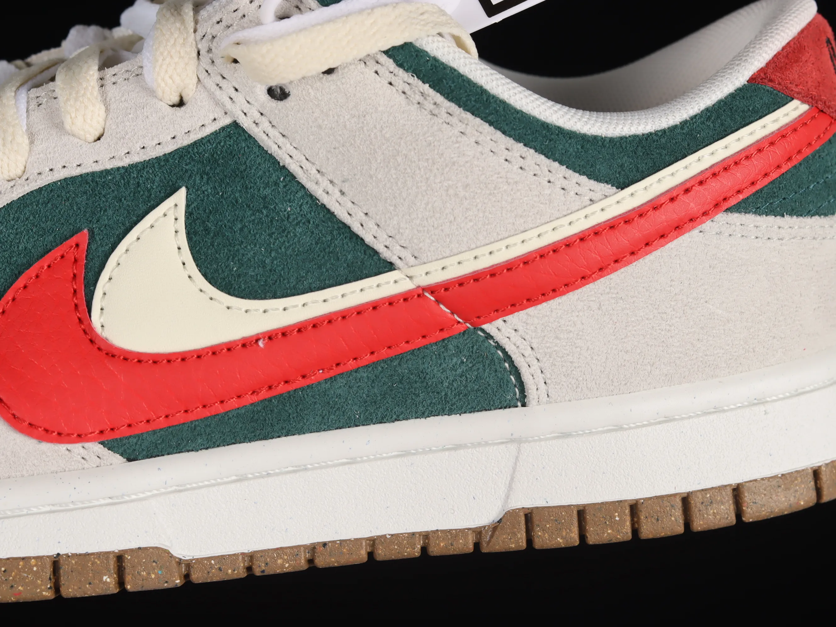 All categories Nk SB Dunk series Nk SB Dunk Low low-top sneakers Nk SB Dunk Low "85" gray green double hook SB low-top sports and leisure sneakers DO9457-127